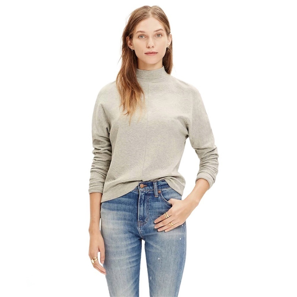 Madewell Mockneck Knit Top